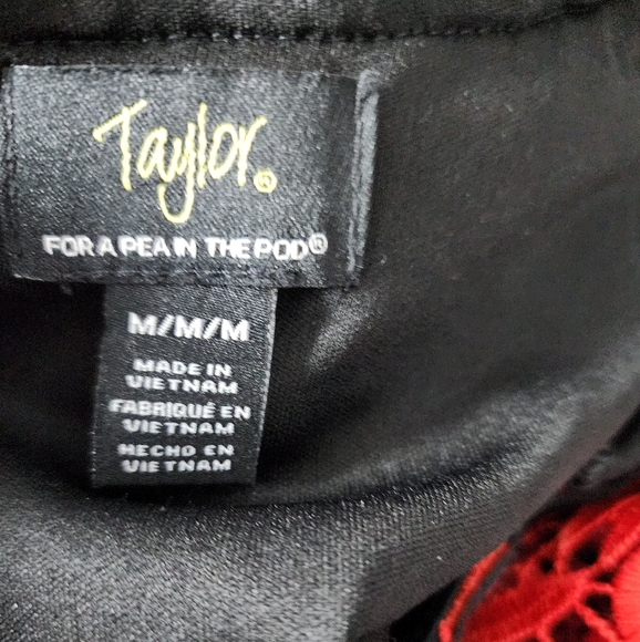 Maternity lace dress Taylor for a pean in the pod red color size M - Picture 7 of 8